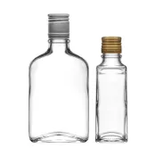(店+)烈酒分裝瓶100ml/200ml隨身酒壺 水壺 酒瓶 烈酒壺 迷你洋酒瓶 白酒瓶 果汁瓶 玻璃瓶 小方瓶 藥酒瓶 扁酒瓶