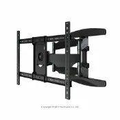 悅適影音教學導覽用品 LED-08E 40-70吋液晶電視雙旋臂壁掛架/電視與牆面距離5.8-50cm/俯仰往上5°往下8°/左右旋轉180°