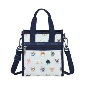 【Lesportsac】MINI N/S TOTE 小方型手提肩背托特包 購物袋 手機包 送禮 禮物 推薦 女包(晴空貓語)