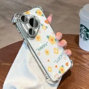 OPPO Reno7 Z Find X8 Pro A3x AX5 AX5S 滿屏黃色手機殼 鏡頭全包防摔殼 文青風保護殼
