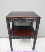 【台北二手家具】百豐悅 新北二手傢俱-二手 花台 仿古家具 雞翅木 48公分 花架 擺飾架 三重二手家具 北投二手家具