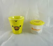 【震撼精品百貨】キイロイトリ 小雞 黃塑膠杯/圓型透明盒子【共2款】 震撼日式精品百貨