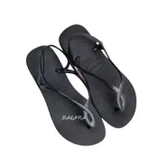 【havaianas 哈瓦仕】LUNA 黑色(拖鞋 女鞋 夾腳拖 涼鞋 素色 巴西)