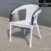藤椅三件套 太空椅 藤編椅 老人椅 茶几 陽臺桌椅 戶外休閒 簡約風格 加粗加厚 舒適坐感 適合長者 戶外使用