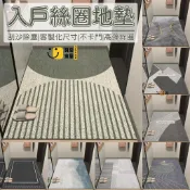時尚家居 台灣公司 【客製化尺寸 可裁剪】絲圈地墊 玄關地墊 入戶地墊 進門地墊 北歐風 簡約 可水洗 刮泥地墊 落塵區地墊 大門地墊1工廠現貨直銷 全館八折 售後保障 店長新品推薦 S930