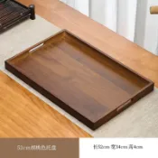 【台灣出貨39】托盤日式茶托家用長方形杯託木質燒烤盤水果盤竹托盤烘焙盤木盤子
