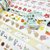 〔隅隅文房具〕シール堂 日々是和紙 Shinzi Katoh 加藤真治日系懷舊紙膠帶｜日本製