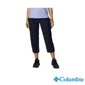 Columbia哥倫比亞 女款-Silver Ridge Utility超防曬UPF50防潑快排七分褲-夜幕藍 UAR73600JG/IS