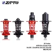Ztto MTB自行車碟剎花鼓DR190 32孔4密封軸承棘輪54T通軸快拆HG XD MS微型花鼓142 12 100