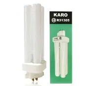 民權橋電子生活百貨 KARO 田字型燈管 FDL27W 省電燈管 FDL-BB 27W 白光 燈泡 四支燈管 飛利浦 PL-BB