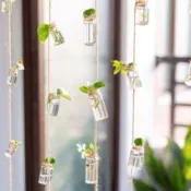 精選特惠！50只玻璃瓶懸掛風鈴瓶 DIY 掛飾瓶許願瓶麻繩木塞水培小水養瓶 風鈴 DIY 風鈴 DIY
