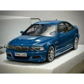 【絕版現貨】 OttO 1/18 BMW M3 E46 1:18 土耳其藍 訂製立體車牌 模型車