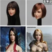 【可愛亞洲美女】1/6兵人頭雕 SUPER DUCK SDH011 女兵人頭雕 模型頭雕 人偶頭雕 收藏模型 四款可選