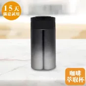 【鍋寶好食光市集】[下殺$299]鍋寶不鏽鋼咖啡萃取杯465ml-迷幻黑 SVC-0465BG