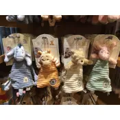 預購❤️正版❤️英國迪士尼 Hundred Acre Wood 小熊維尼 跳跳虎 屹耳 小豬 安撫娃娃 安撫巾 手搖鈴