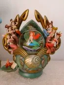 小美人魚水晶球擺件