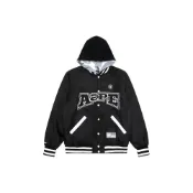 (店+)AAPLJM7536XXJ Aape FW22 雙面穿迷彩猿顏徽章抽繩連帽夾克 男款
