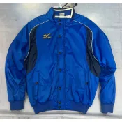 =好了啦要運動=MIZUNO美津濃 男款 棒球外套  運動外套 防風 防潑水 保溫 52WM-38022 寶藍