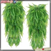 免運🔥桃園出貨壁掛仿真植物 DIY 人造波斯綠植蕨類家庭花園牆壁裝飾假植物Tzz