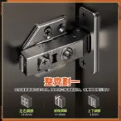 【台灣出貨+免運】【悍高】鉸鏈L2.0二段力偏心三維調節靜音阻尼液壓可脫卸衣櫃門