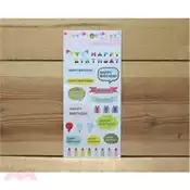 【三民網路書店】生日快樂燙金貼紙