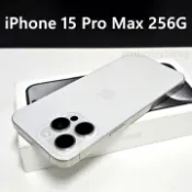 【小惡魔市集】9.5成新 APPLE iPhone 15 Pro Max 256G 6.7吋 白色 鈦金屬 台灣公司貨 高雄可面交