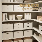 書架收納盒書本零食玩具雜物整理箱衣櫃衣服收納箱牀底收納箱收納 抽屜收納盒 咖啡機 茶包收納 直角收納盒 收納 抽屜收納盒