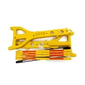 【職人工具】185-CF96250 可伸縮隔離護欄 反光欄杆 拒馬 請勿停車 防護欄 交通圍欄 工地圍欄 工程施工圍籬