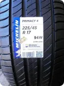 ***天下第一輪*** MICHELIN 米其林 PRIMACY4 225/45/17 完工價4100