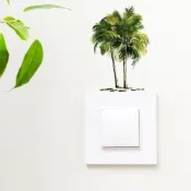 【MR.ZAKKA】創意萬用裝飾貼紙-植物主題 熱帶海灘椰子樹 居家布置 DIY可移式壁貼 無痕壁貼 牆貼