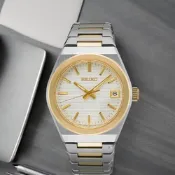 SEIKO 精工 CS系列 簡約 指針錶 手錶 藍寶石鏡面-34mm雙色 (SUR578P1/6N42-00N0KS)_SK043