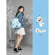 全新免運轉售正版迪士尼媽媽包，冰雪奇緣媽媽包，多功能後背包，旅行後背包