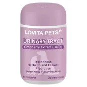 【LOVITA 愛維他】LOVITA PETS  寵物泌尿保健膠囊60顆*1瓶(寵物保健 益生菌 蔓越莓 甘露醣)