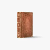 假書盒 / HOLBEIN I -BROWN-A [XS / 1 book] | 3D 紙模型，PDF 模板