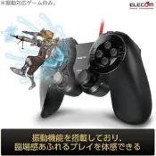 日本正品 宜麗客/ELECOM DUX JC-DUX60BK DNF遊戲手柄24按鈕包稅