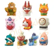 老吉科🌲 日本 萬代 BANDAI 妖怪手錶 正版中古 絕版 指偶 妖怪大集合 吉胖喵 紅丸 景太 文花
