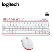 【Logitech 羅技】MK240 NANO無線鍵鼠組 白色