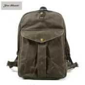 Jwe Klassic美式手工復古重磅油腊帆布後背包 復刻Filson