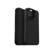 【OtterBox】iPhone 13 Pro 6.1吋 Strada步道者系列真皮掀蓋保護殼(黑)