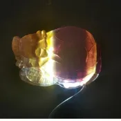 《晶華》水晶  螢石 龍龜 招財光明燈  01V17