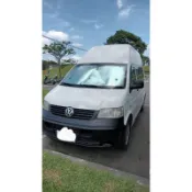 T5高頂露營車 柴油 手排 出廠2006年 價格在最後面車內空間180cm以上 車內可站立不彎腰
