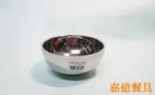 ~嘉億餐具～紅馬牌巧滿304不銹鋼日式碗14CM　雙層碗隔熱碗防燙碗生意碗備料盆