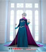 【現貨 48h出貨】現貨冰雪奇緣艾莎皇后ELSA成人兒童加冕禮服cosplay女裝
