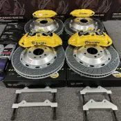 【Brembo大六活塞改裝】Brembo 卡鉗 GT6 V6 18Z 大六活塞 前輪一整套 煞車卡鉗 改裝 輻射卡鉗 對