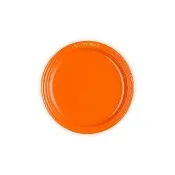 【Le Creuset】瓷器圓盤19cm(南瓜橘-無盒)