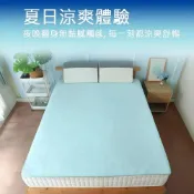 (店+)夏日涼感舒眠床墊 3D涼墊升級款 涼感透氣可水洗(好睡涼涼墊-6尺雙大)