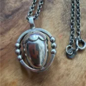 時心集︱補貨上架·GEORG JENSEN 喬治傑生 1988 首刻 No.188 銀石橡果項鍊｜丹麥製｜年度系列 起點
