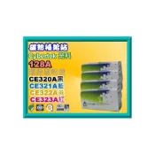 (店+)【HP 惠普】碳粉補給站 /128A CyberTeK榮科CM1415FN/CP1525NW環保匣CE320A黑 CE323A紅