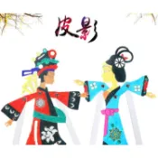【小布的雜貨】 DIY皮影戲人偶 彩繪塗鴉人偶 皮影戲道具 手作材料包 台灣現貨+發票 道具 益智 美勞