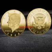 【全球 優選】肯尼迪紀念幣 歐美金屬紀念章 美國領導人像紀念幣 【滿300出貨】